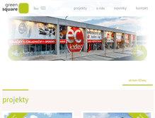 Tablet Screenshot of green-square.cz